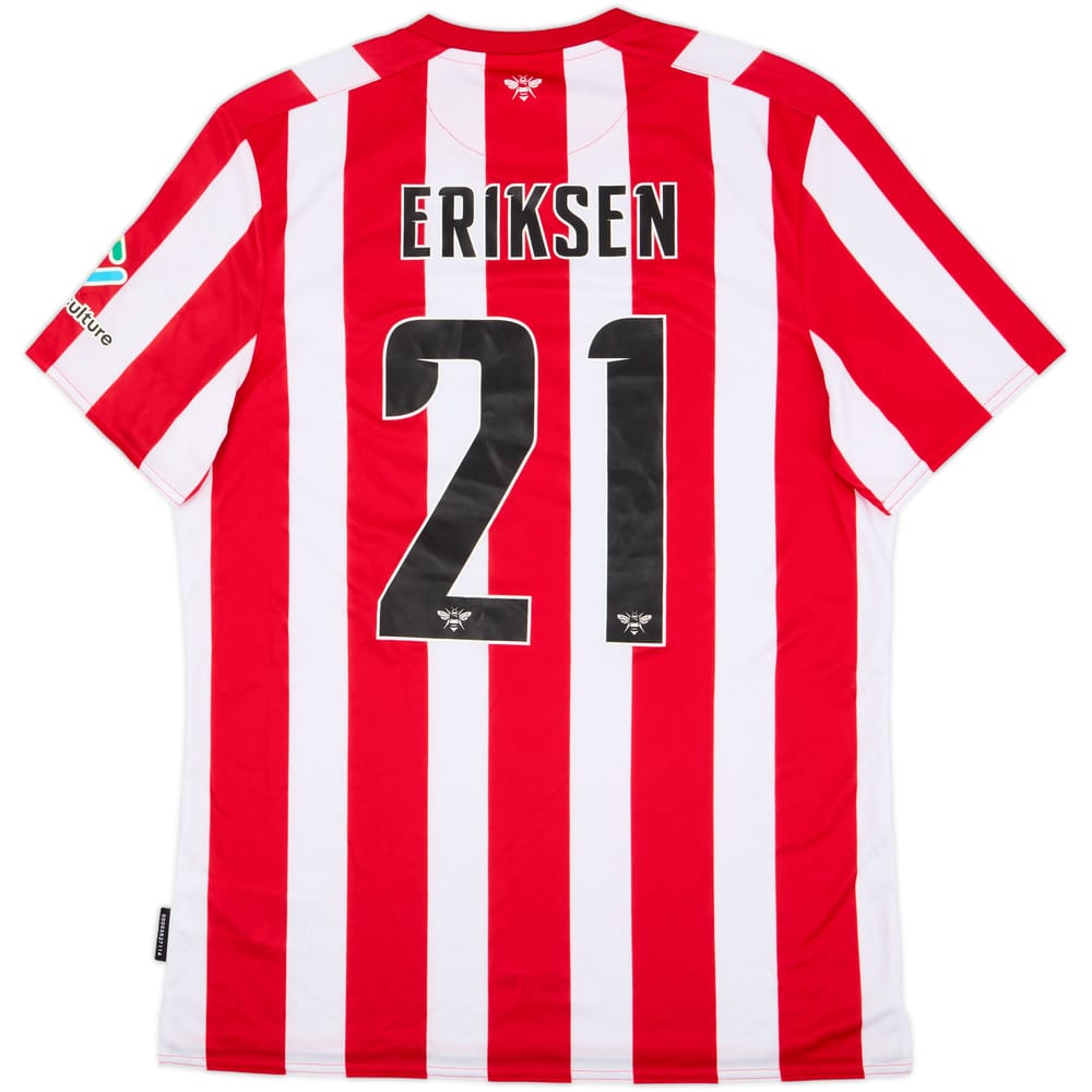 2021-23 Brentford Home Shirt Eriksen #21 (L)