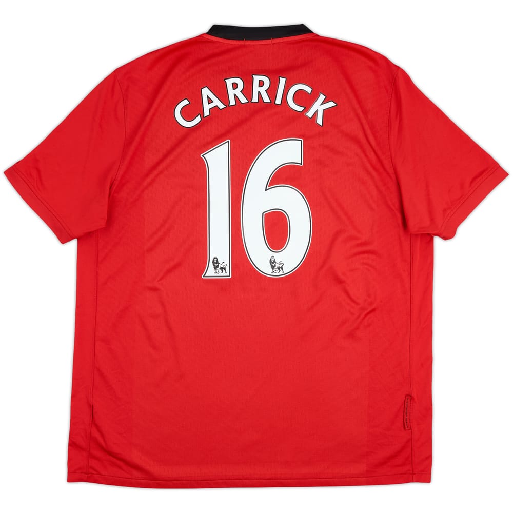 2009-10 Manchester United Home Shirt Carrick #16 - 6/10 - (XL)
