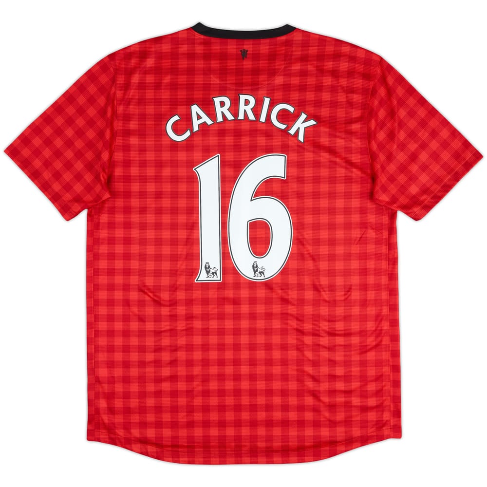 2012-13 Manchester United Home Shirt Carrick #16