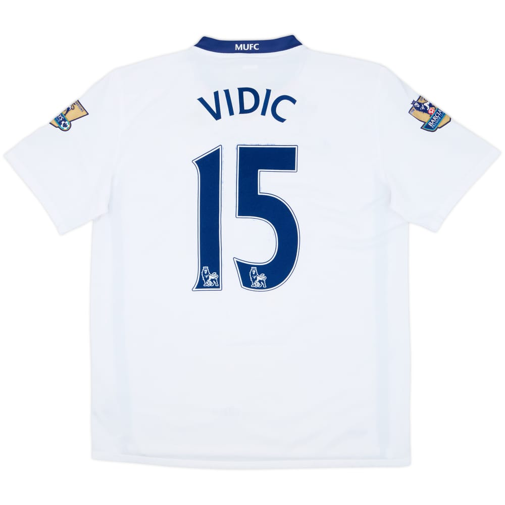 2008-10 Manchester United Away Shirt Vidic #15 - 5/10 - (L)