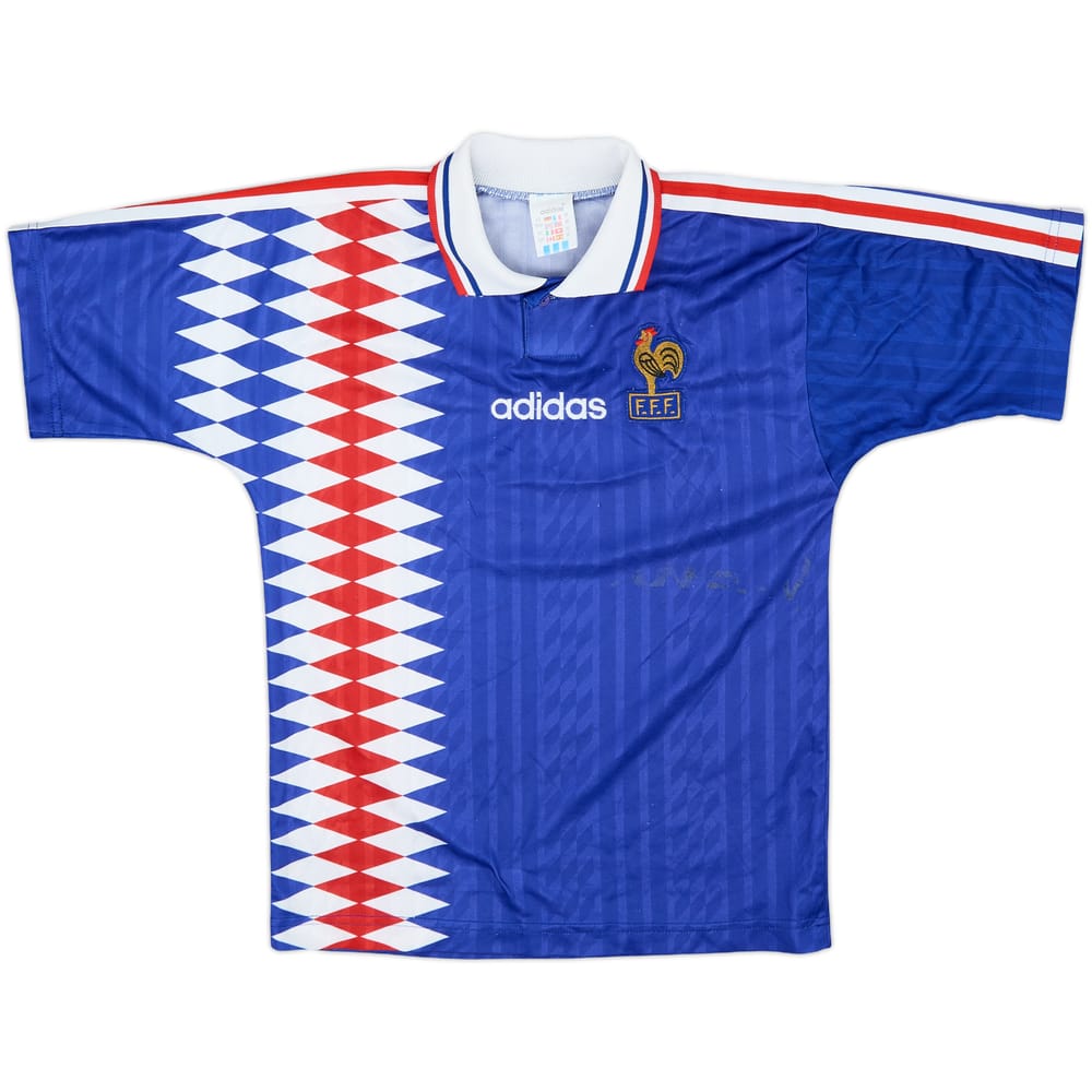 1994-96 France Home Shirt - 6/10 - (XS)