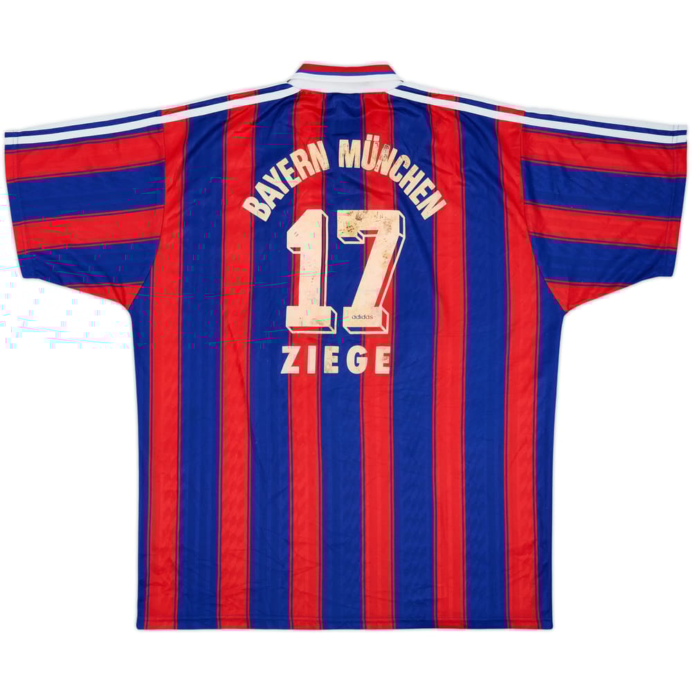 1995-97 Bayern Munich Home Shirt Ziege #17 - 4/10 - (XL)