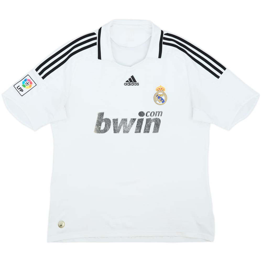 2008-09 Real Madrid Home Shirt - 5/10 - (XL)