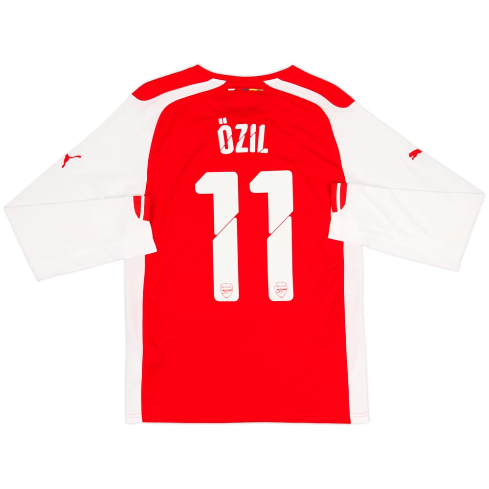 2014-15 Arsenal Home L/S Shirt Ozil #11 - 8/10 - (S)