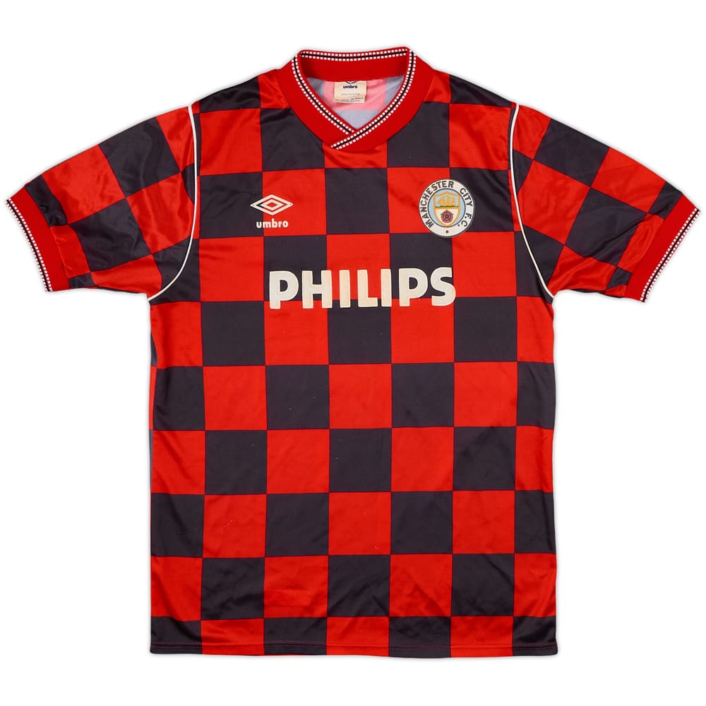 1986-87 Manchester City Away Shirt - 8/10 - (M)