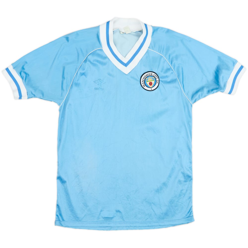 1981-82 Manchester City Home Shirt - 5/10 - (M)