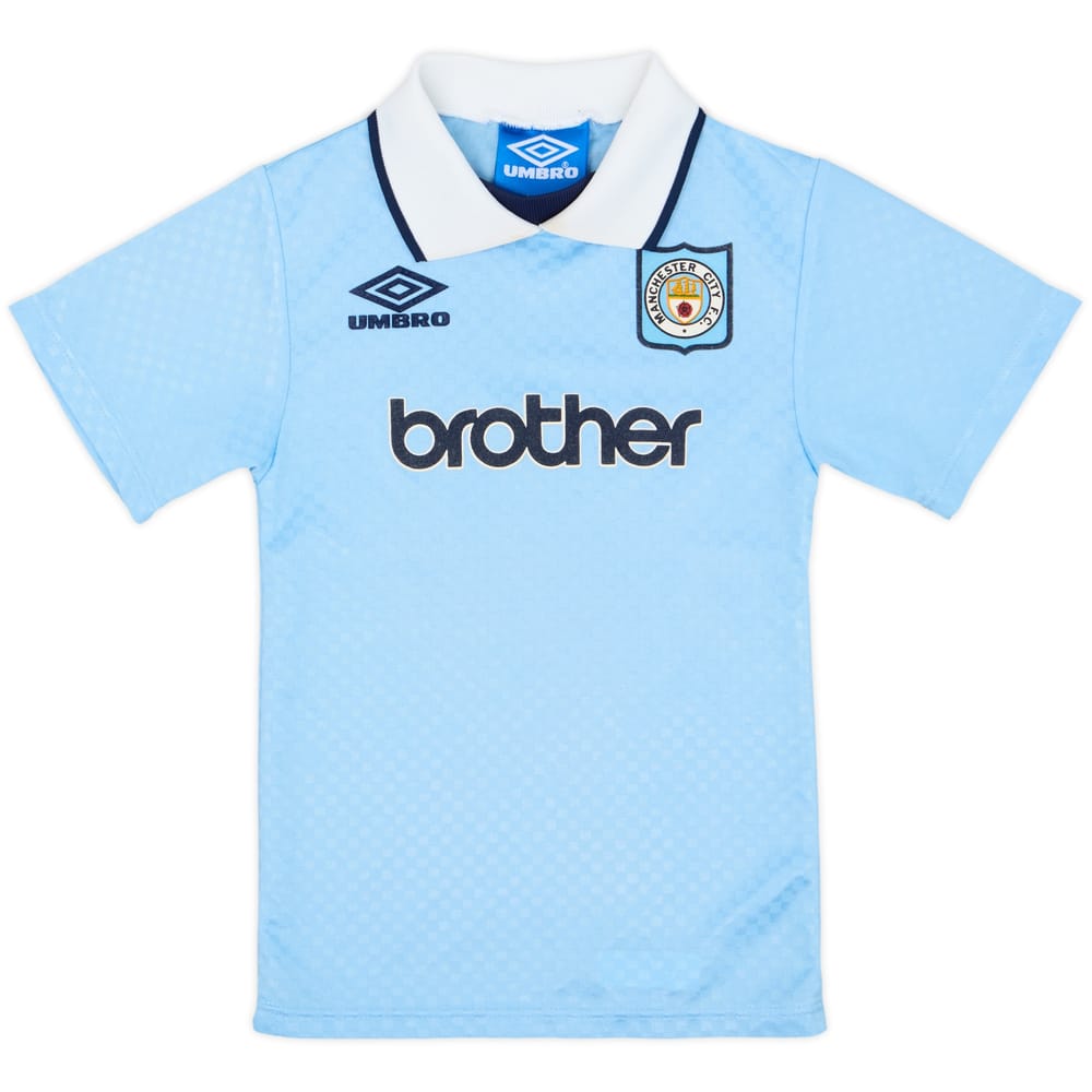1995-97 Manchester City Home Shirt - 7/10 - (5-6 Years)