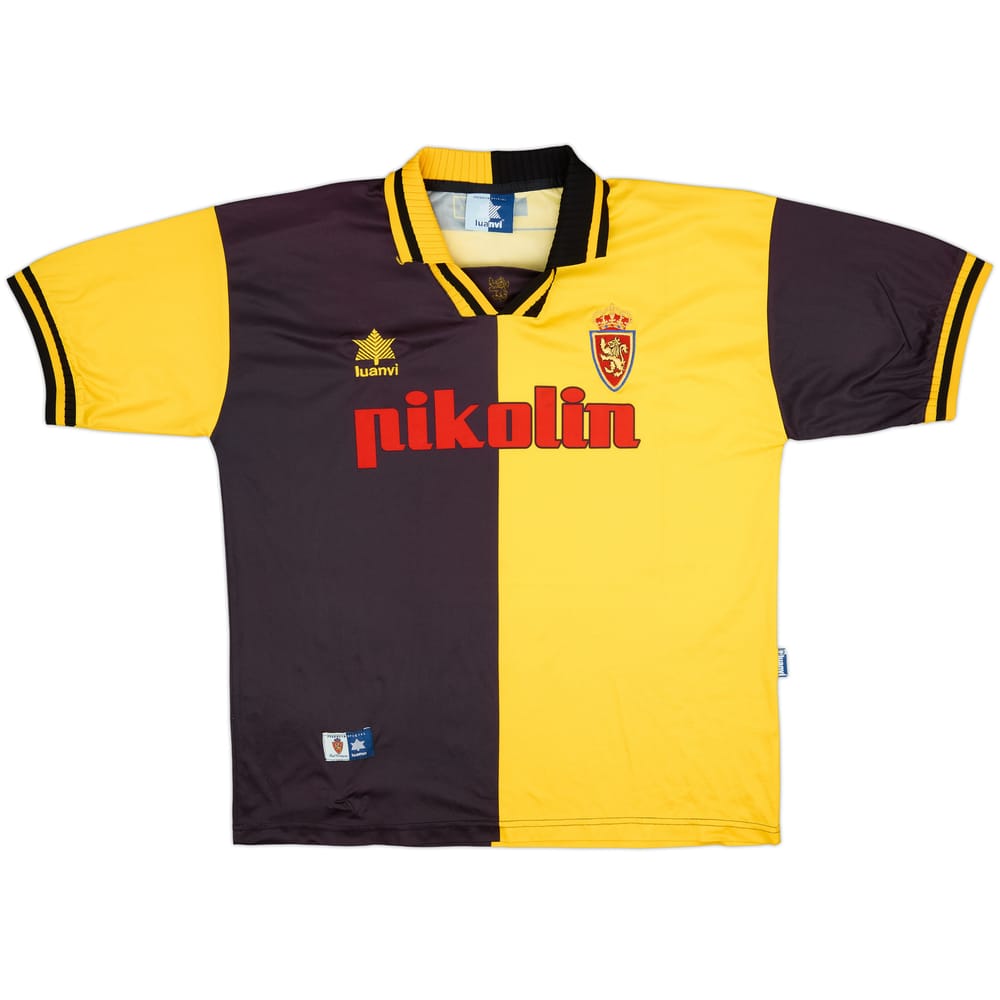 1999-01 Real Zaragoza Away Shirt - 9/10 - (XXL)