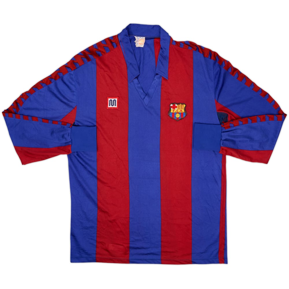 1984-89 Barcelona Home L/S Shirt - 5/10 - (L)