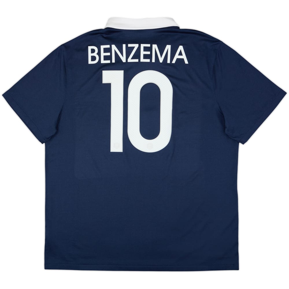 2014-15 France Home Shirt Benzema #10 - 10/10 - (XL)