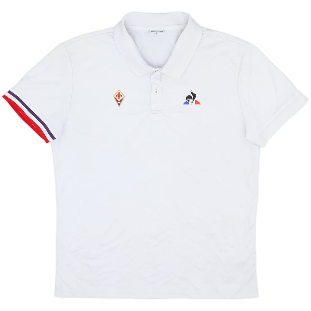 2017-18 Fiorentina Le Coq Sportif Polo Shirt - 8/10 - (L)