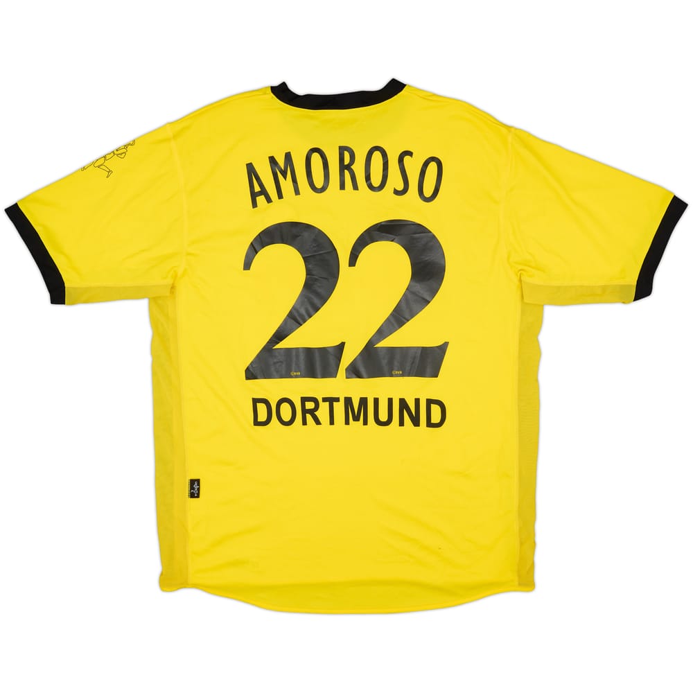 2003-04 Borussia Dortmund Home Shirt Amoroso #22 - 5/10 - (XL)
