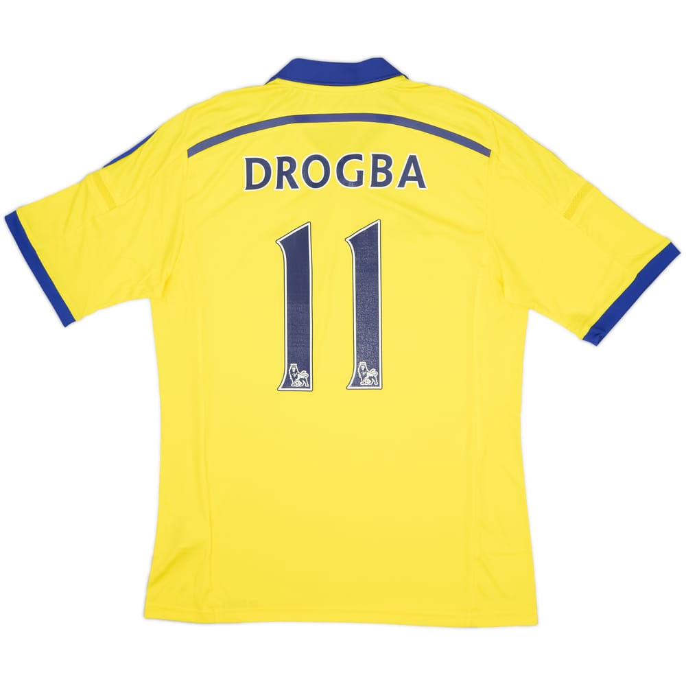 2014-15 Chelsea Away Shirt Drogba #11 - 7/10 - (M)