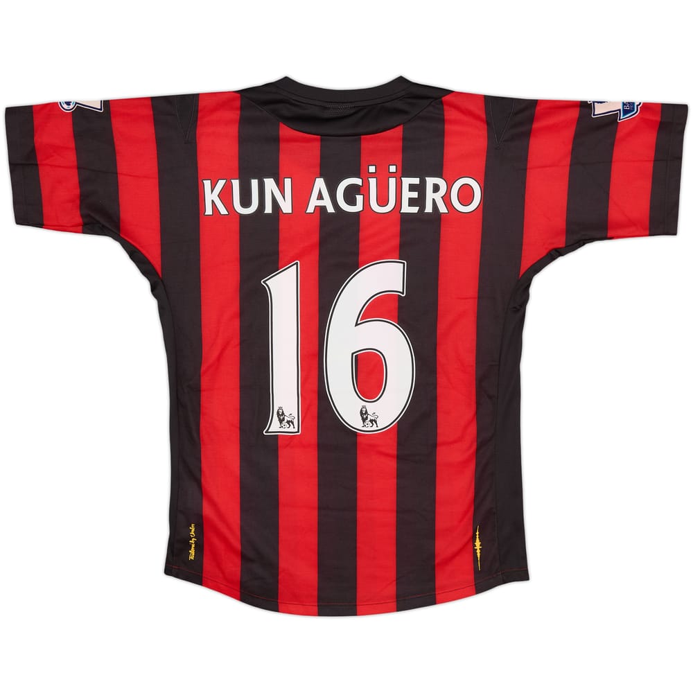 2011-12 Manchester City Away Shirt Kun Aguero #16 (S)