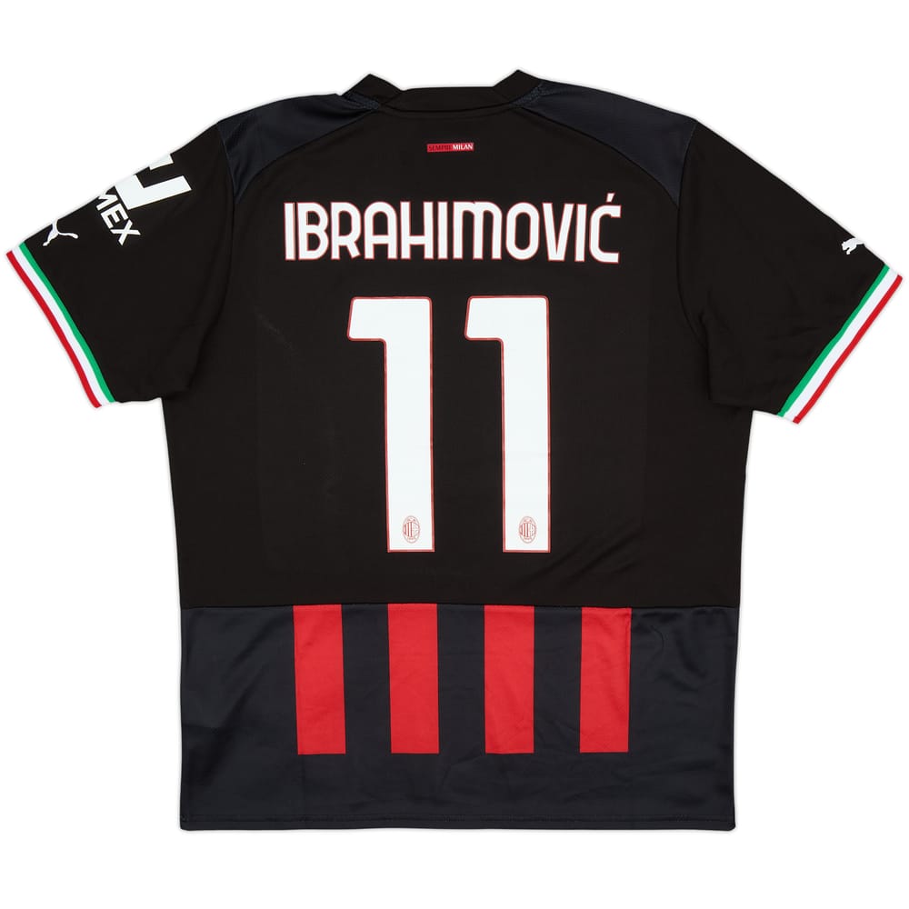 2022-23 AC Milan Home Shirt Ibrahimovic #11 (L)
