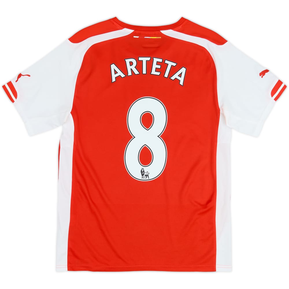 Camiseta de local del Arsenal 2014-15 Arteta #8 - 4/10 - (S)
