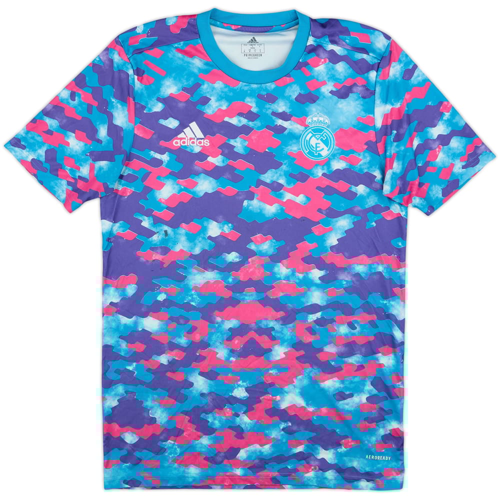 2021-22 Real Madrid adidas Training Shirt - 5/10 - (S)