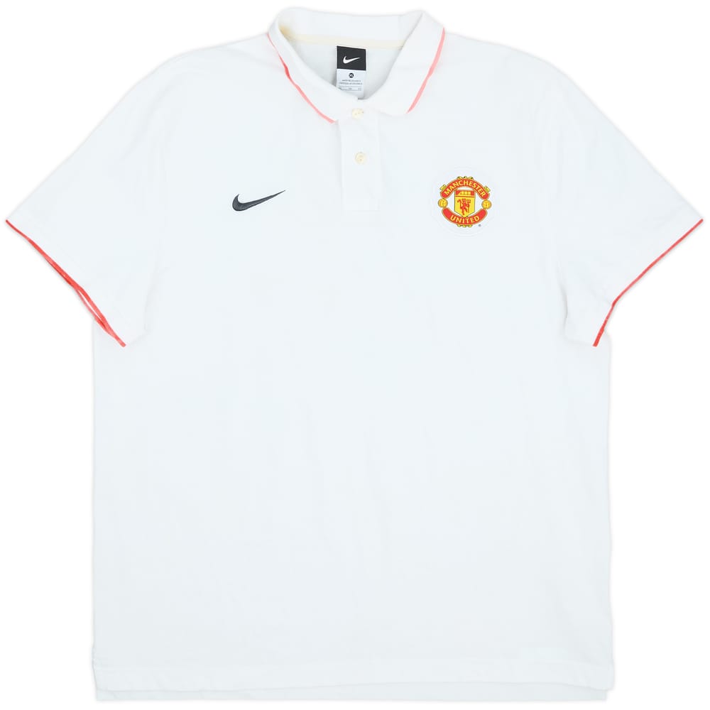 2010-11 Manchester United Nike Polo Shirt - 8/10 - (XL)
