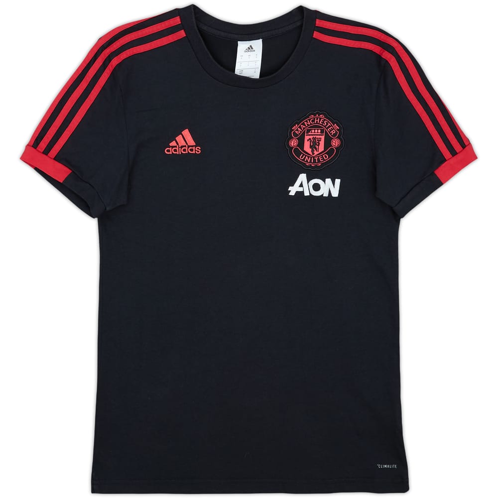 2018-19 Manchester United adidas Cotton Tee - 10/10 - (S)