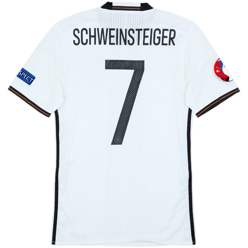 2015-16 Germany Authentic Home Shirt Schweinsteiger #7 - 8/10 - (S)