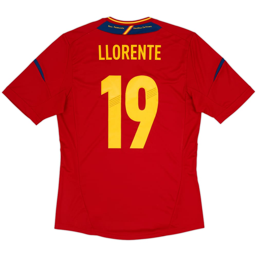 2011-12 Spain Home Shirt Llorente #19 (M)