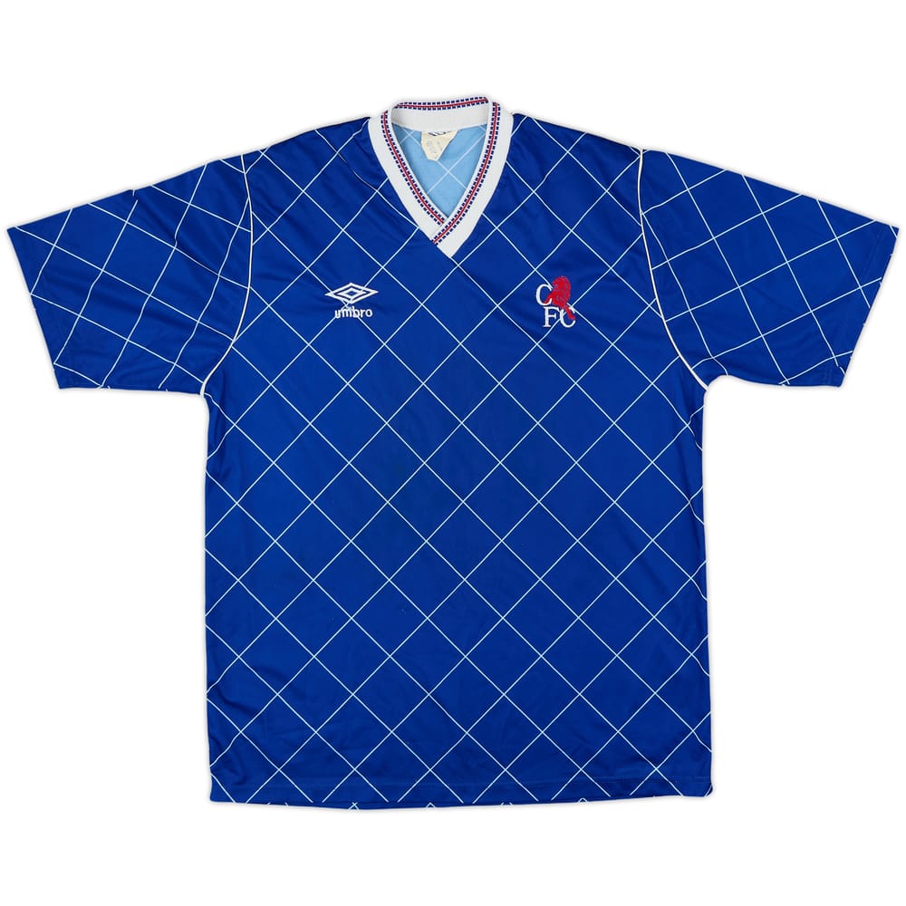1987-89 Chelsea Home Shirt - 9/10 - (S)