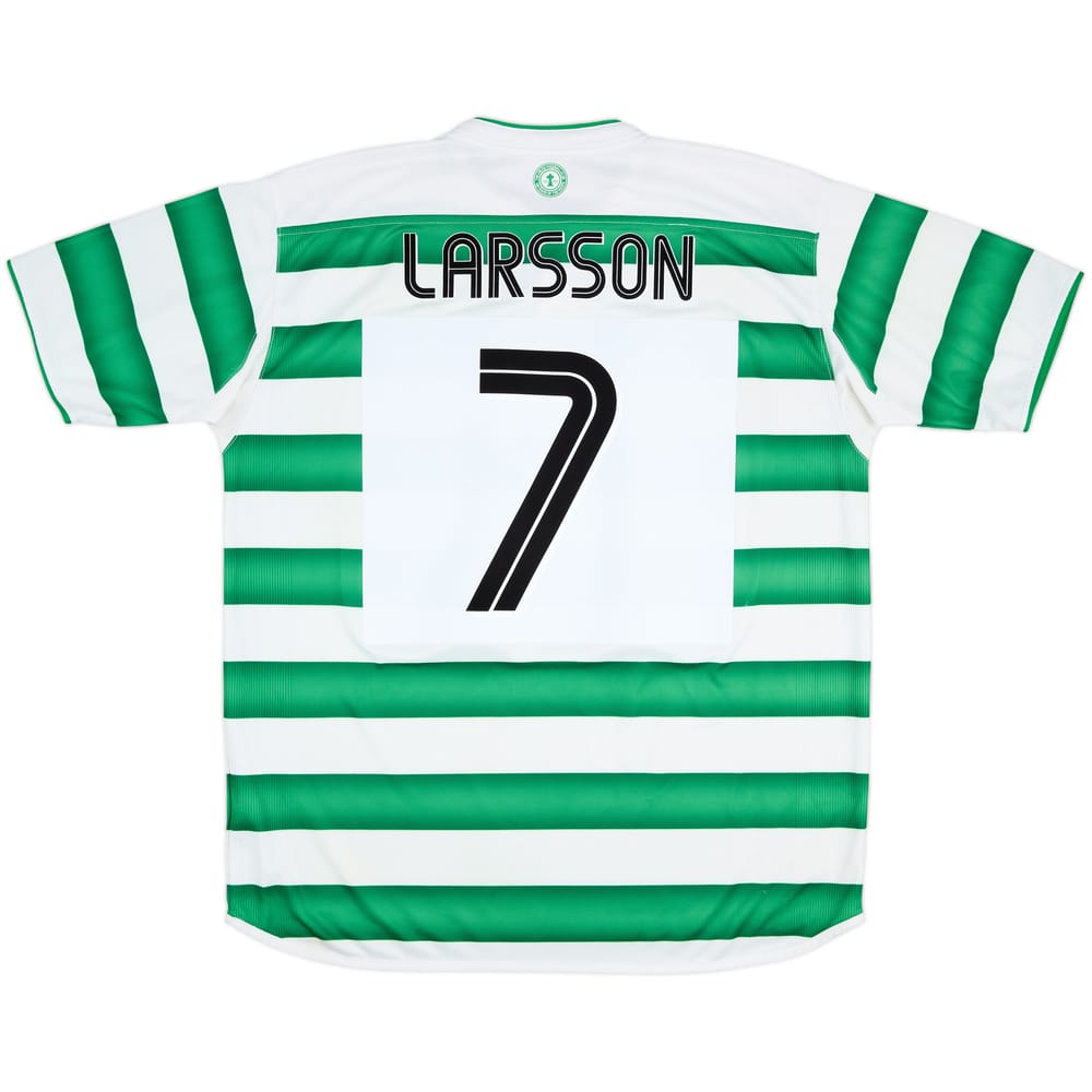 2003-04 Celtic Home Shirt Larsson #7 - 7/10 - (XL)