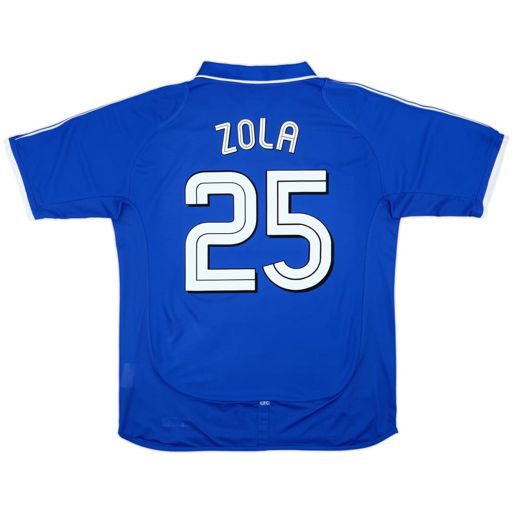 2001-03 Chelsea Home Shirt Zola #25 - 10/10 - (L)
