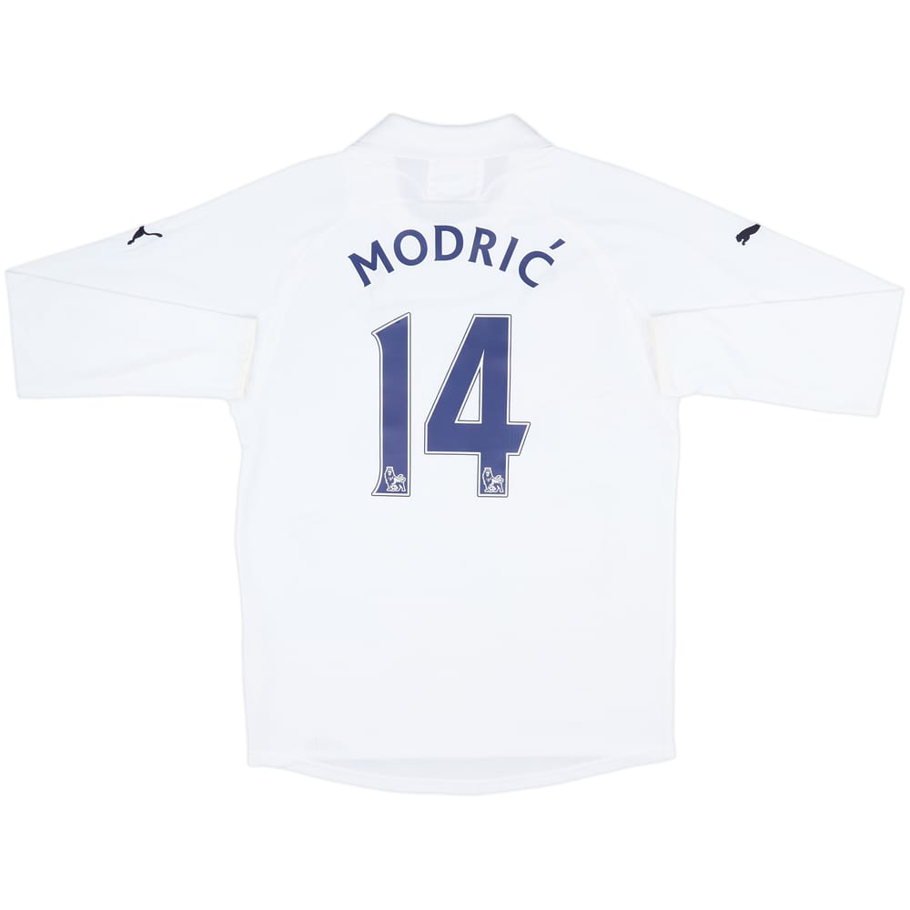 2011-12 Tottenham Home L/S Shirt Modric #14 - 7/10 - (L)