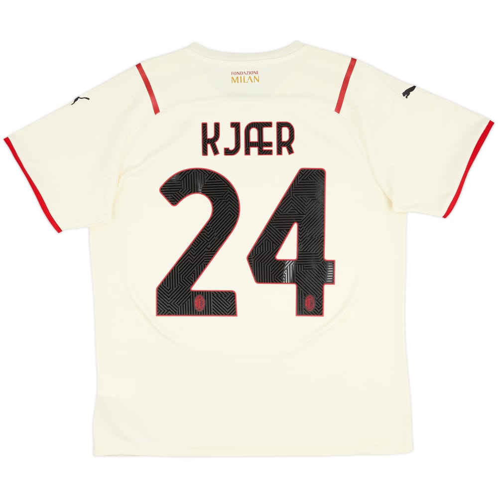 2021-22 AC Milan Away Shirt Kjaer #24 - 10/10 - (L)