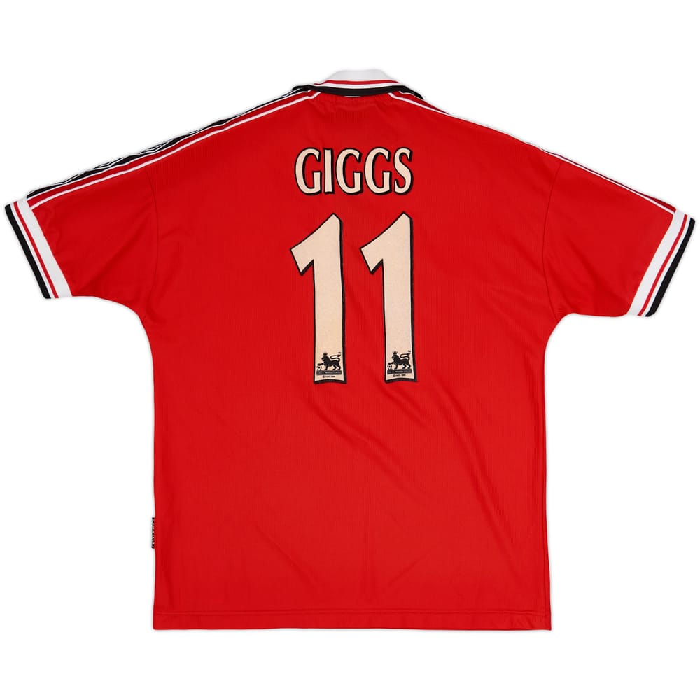 1998-00 Manchester United Home Shirt Giggs #11 - 8/10 - (M)