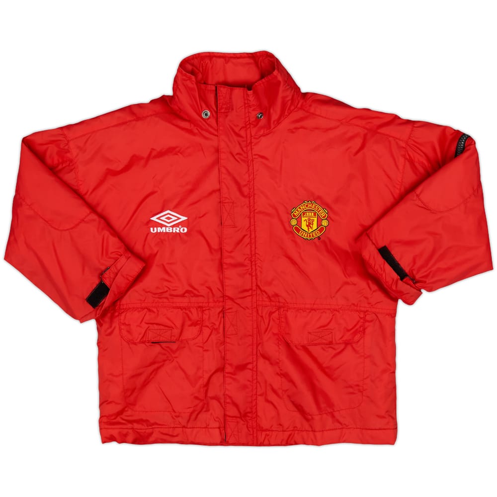 1998-99 Manchester United Umbro Rain Jacket - 8/10 - (M.Boys)
