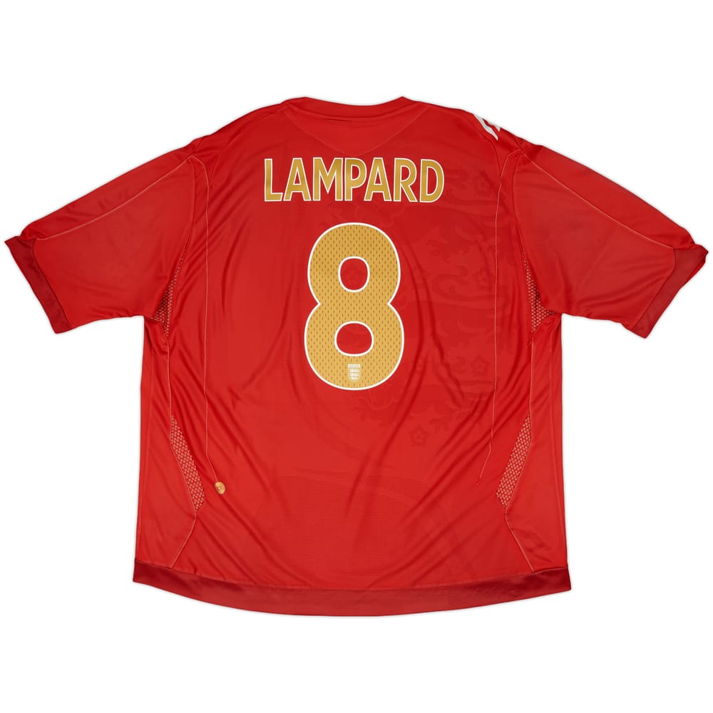 2006-08 England Away Shirt Lampard #8 - 6/10 - (3XL)