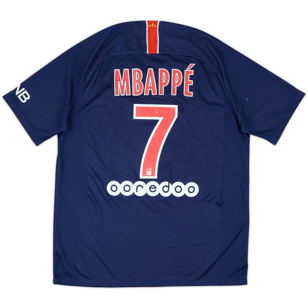 2018-19 Paris Saint-Germain Home Shirt Mbappe #7 - 7/10 - (L)