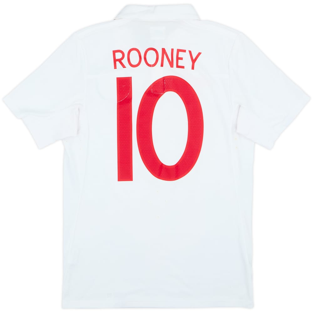 2009-10 England 'South Africa' Home Shirt Rooney #10 - 6/10 - (S)