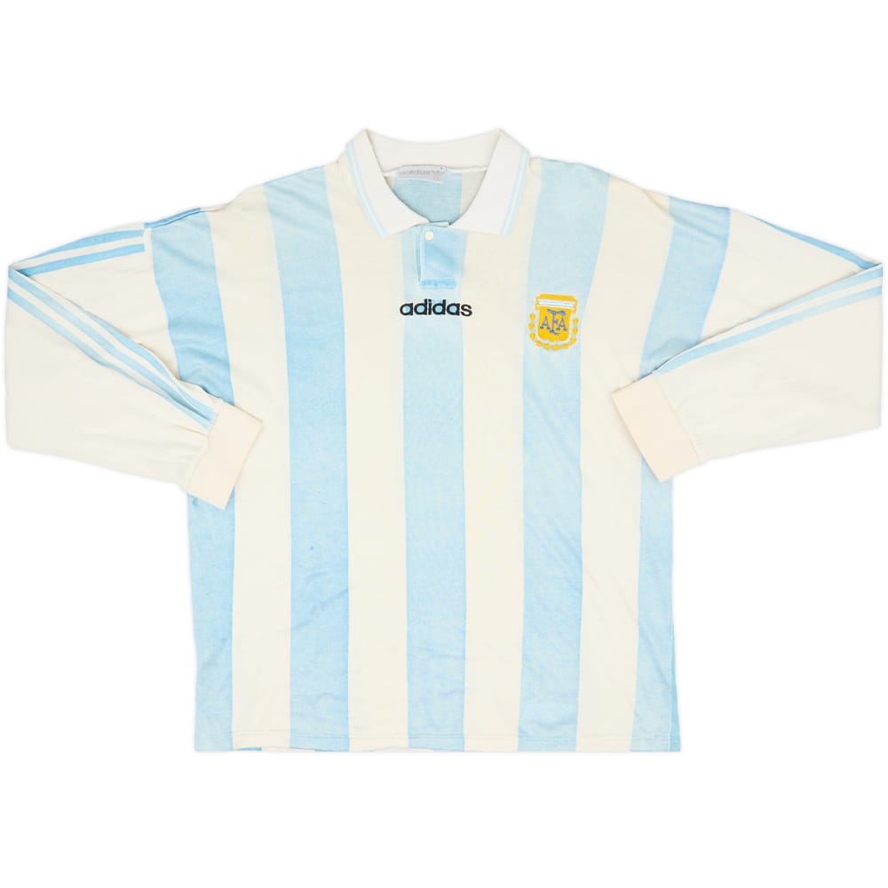 1994 Argentina Home L/S Shirt - 7/10 - (XL)