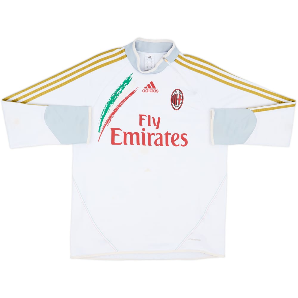 2013-14 AC Milan adidas 1/4 Zip Sweat Top - 4/10 - (L/XL)