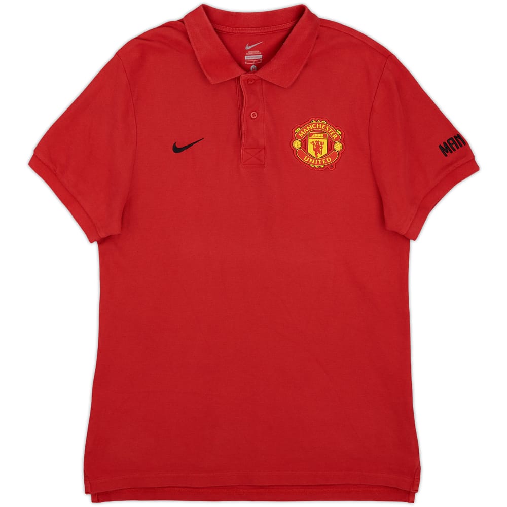 2011-12 Manchester United Nike Polo Shirt - 8/10 - (M)