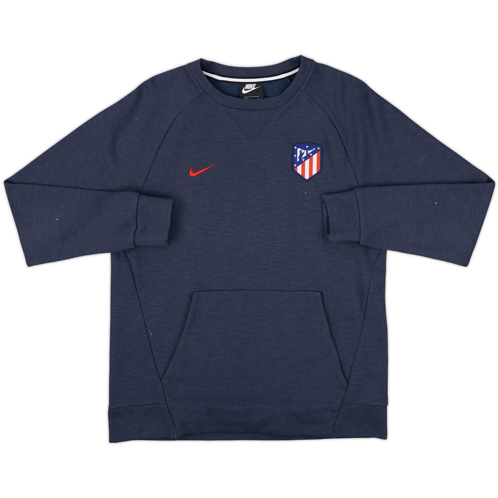 2018-19 Atletico Madrid Nike Sweat Top - 7/10 - (M)