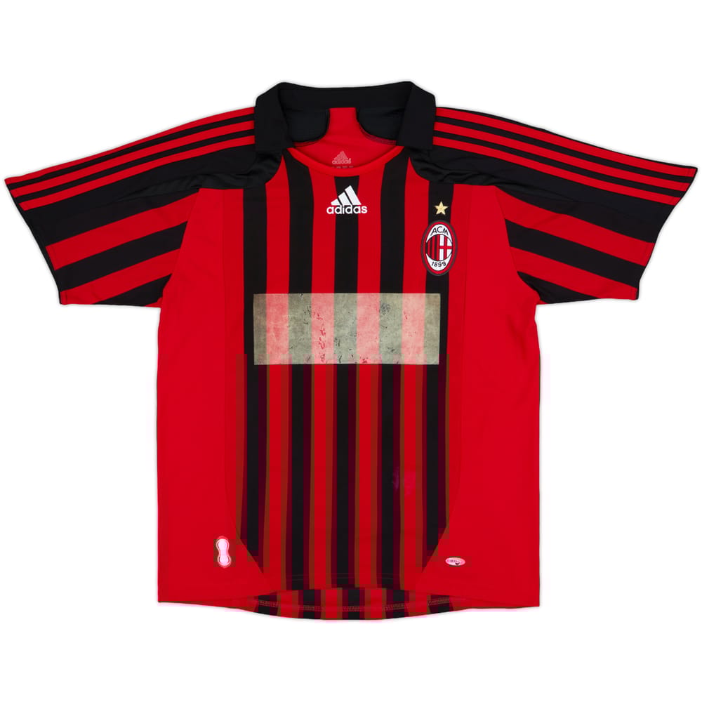 2007-08 AC Milan Home Shirt - 4/10 - (XL.Boys)