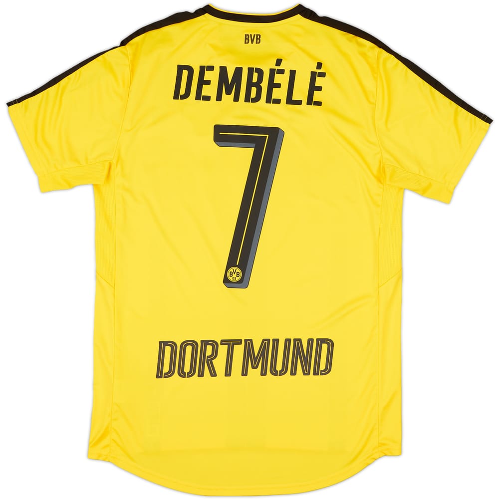 2016-17 Borussia Dortmund Home Shirt Dembele #7 - 8/10 - (M)