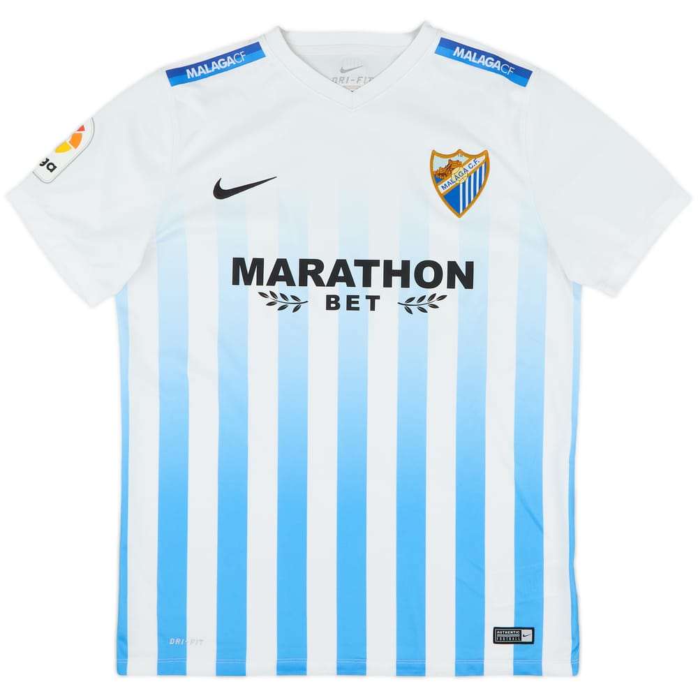 2016-17 Malaga Home Shirt - 8/10 - (L)