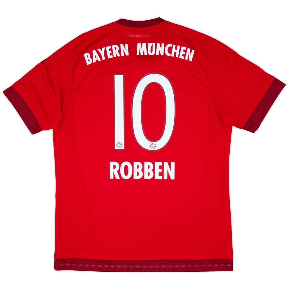 2015-16 Bayern Munich Home Shirt Robben #10 - 8/10 - (S)