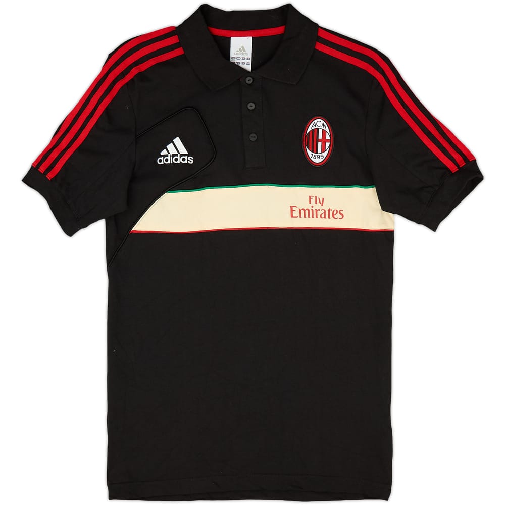 2012-13 AC Milan adidas Polo Shirt - 9/10 - (S)