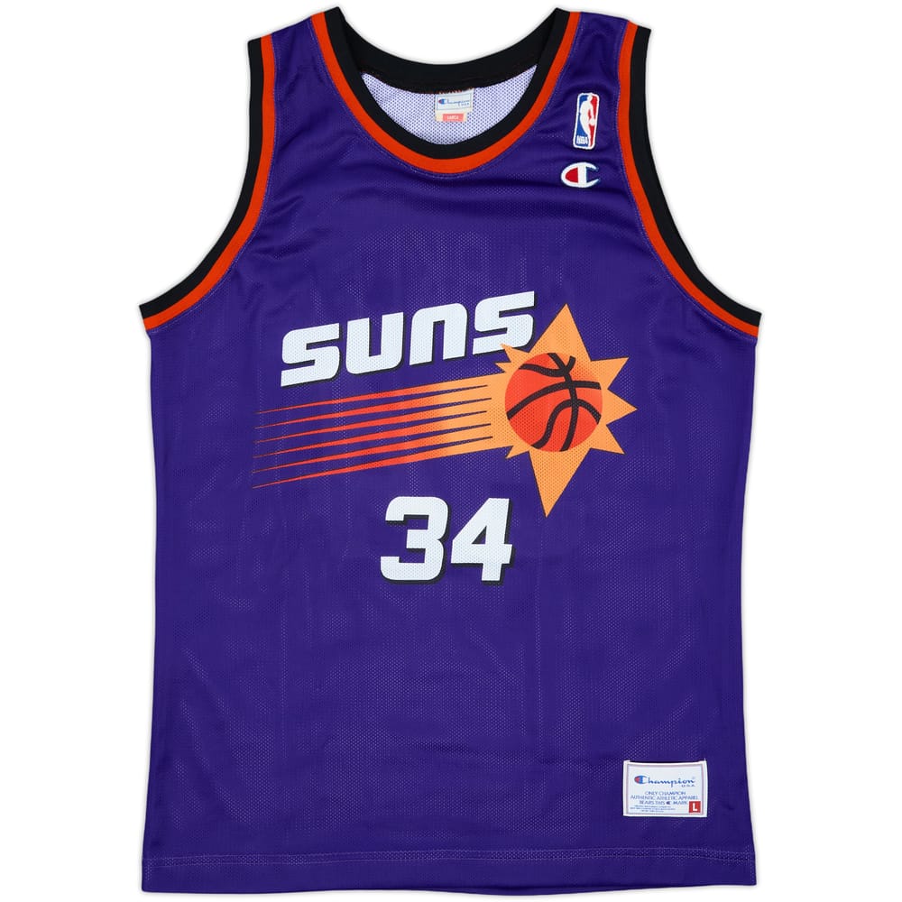 1992-96 Phoenix Suns Barkley #34 Champion Away Jersey - 9/10 - (L)