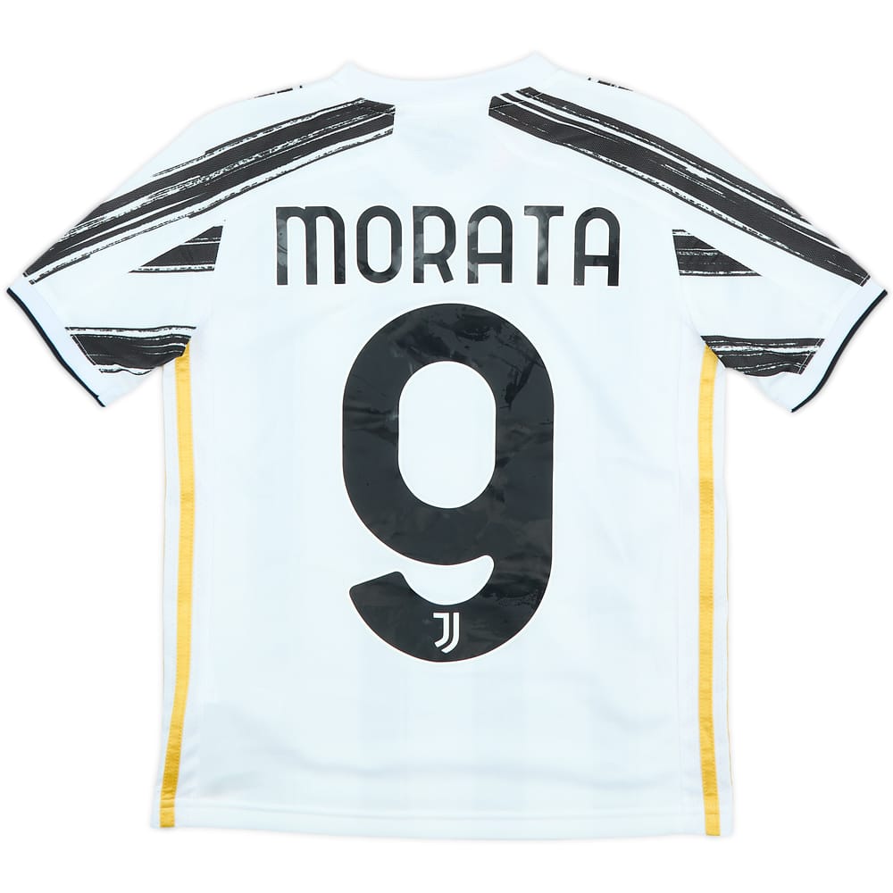 2020-21 Juventus Home Shirt Morata #9 - 8/10 - (S.Boys)