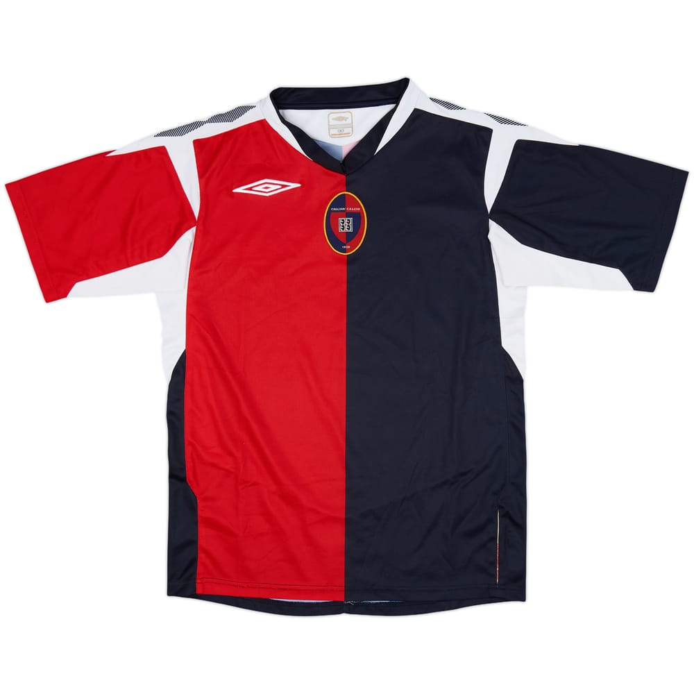 2007-08 Cagliari Home Shirt - 8/10 - (M)
