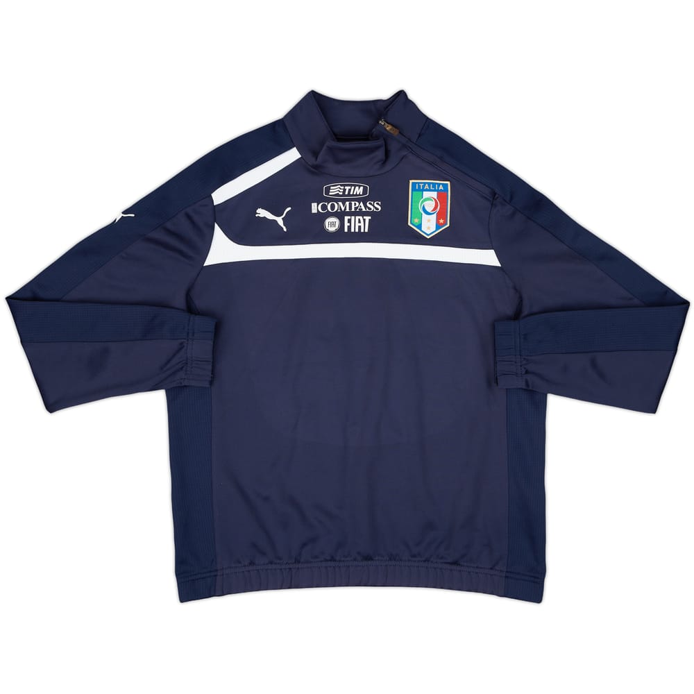 2012-13 Italy Puma 1/4 Zip Drill Top - 7/10 - (XL.Boys)