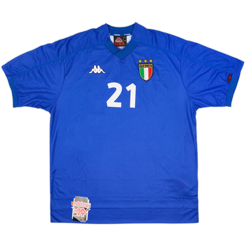 1998-99 Italy Player Issue Home Shirt #21 (L)