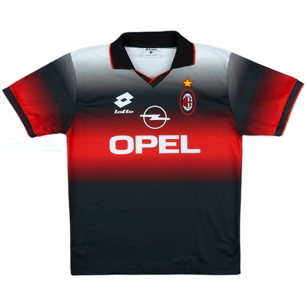 1996-97 AC Milan Lotto Training Shirt - 9/10 - (L)